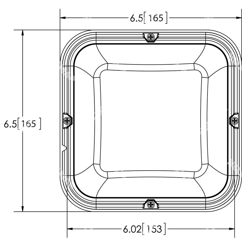 EB7185CAR BEACON LED 12-24VDC CLR LENS (AMBER/RED)