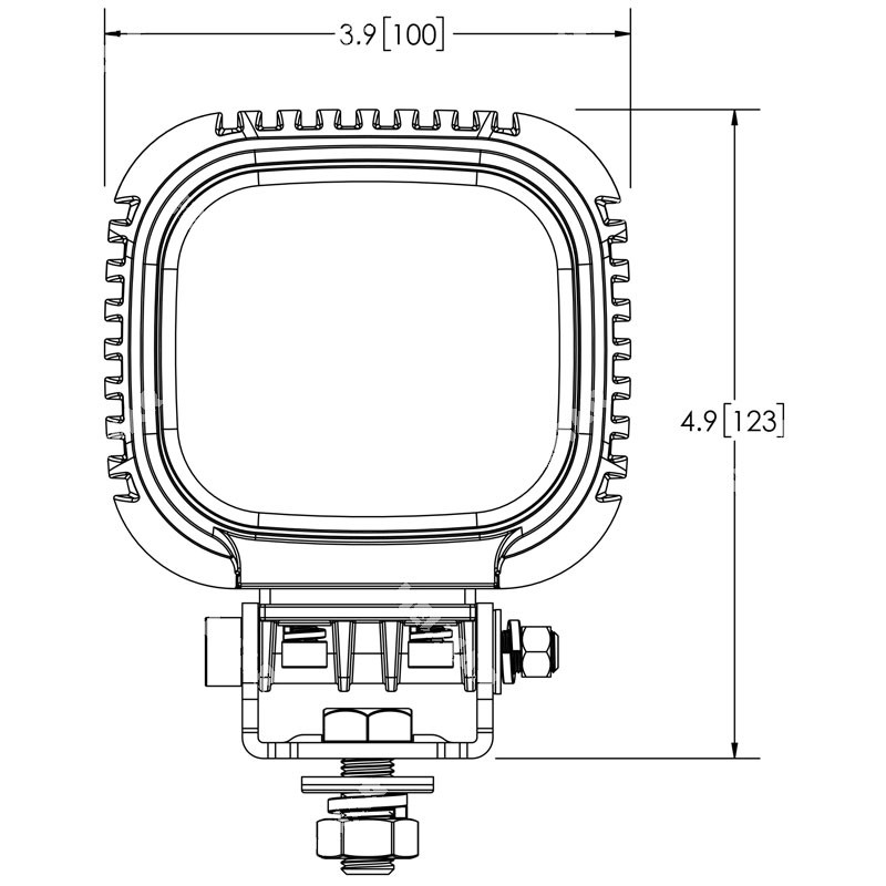 EW2605 WORKLAMP FLOOD 12-48V