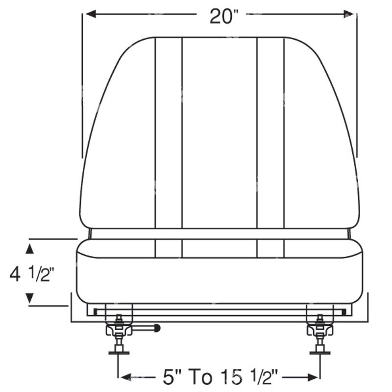 MODEL 1000 LUMBAR SUPER SEAT