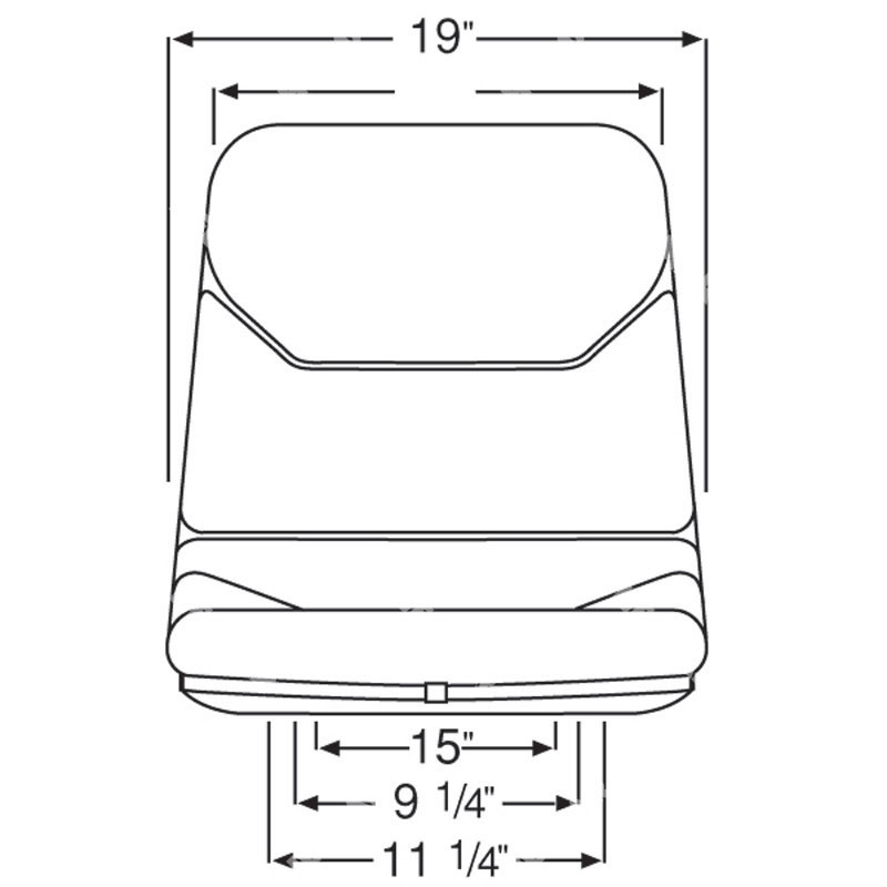 MODEL 2000-ELE CONTOURED SEAT/SWITCH