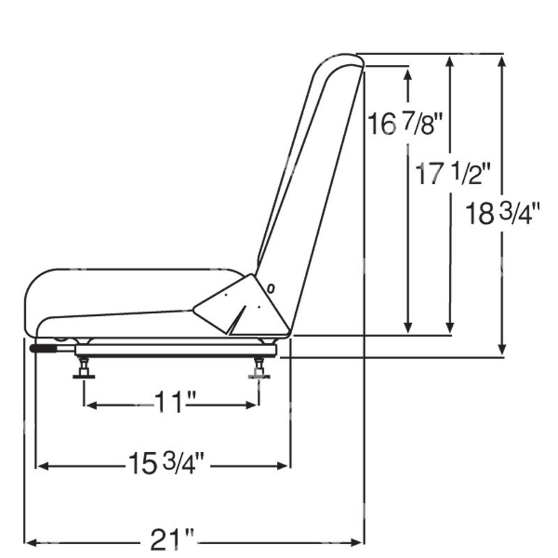 MODEL 900-ELE PAN SEAT/ELECTRIC SWITCH