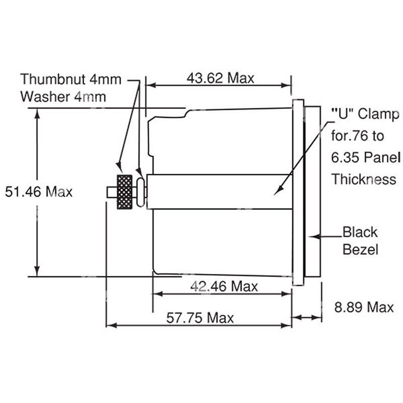 803RB2436BCJ BATTERY & HOUR GAGE
