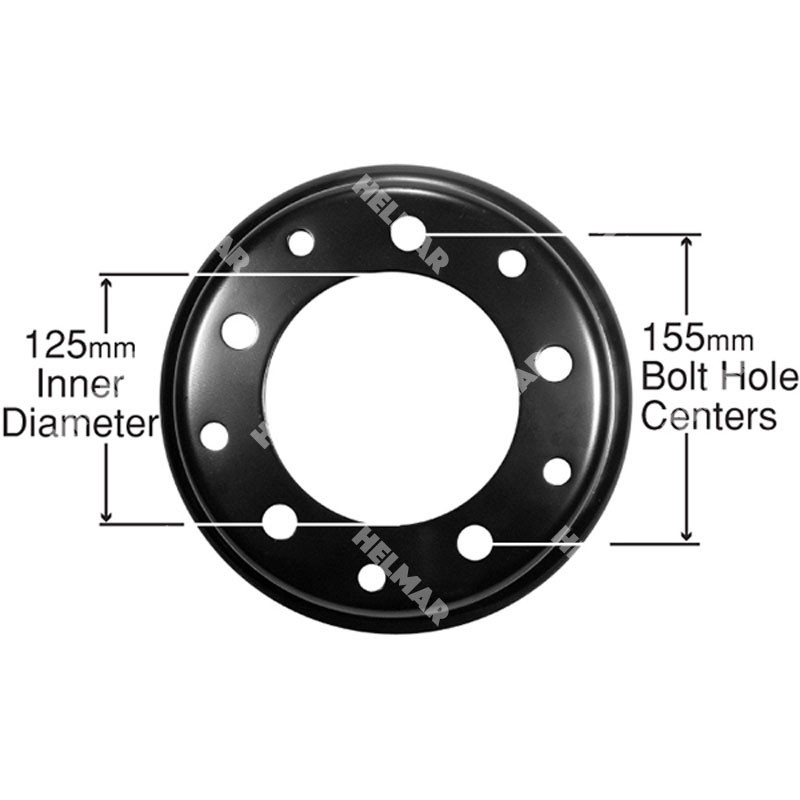 R600-4  STEEL RIM ASSEMBLY
