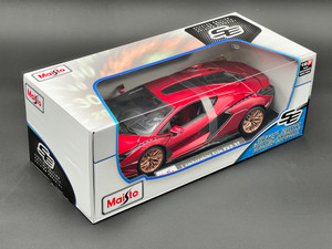 Maisto Special Edition of a Lamborghini Sian FKP 37 in 1:18 scale in the color dark red Maisto Special Edition of a Lamborghini Sian FKP 37 in 1:18 scale in the color dark red