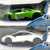 Green Lamborghini Hurancan Performante and white  Lamborghini Hurancan Performante in 1:18 scale