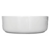 Gloss white round above counter basin