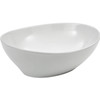 Gloss white above counter oval basin