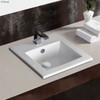 Gloss white drop in oval basin Gloss white drop in oval basin