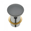 Matte Light Grey,  ceramic dome 32mm pop up with  overflow