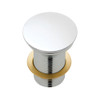 Matte White,  ceramic dome 32mm pop up without  overflow