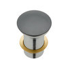 Matte Grey cast stone dome 32mm pop up without overflow
