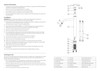 Installation Guide  for the  Kaya Tall Basin Mixer by Fienza. Page 2