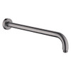 Gun metal wall mounted round shower arm.
