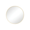 REBA Round Framed Mirror 600mm Urban Brass