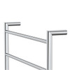 Chrome Kaya Heated Towel Rail, 600 x 800mm
