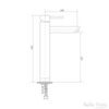 Specification Sheet for the Raco Basin Mixer by Bella Vista
