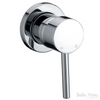 Shower / Bath Mixer – 'Raco' Round - Small Backing Plate, Chrome