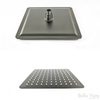 Shower Head Rainfall 'Stainless' - Square Gun Metal