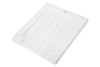 white gloss ribbed drainer