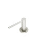 Product image, brushed nickel soap dispenser. Nozzle only pictured