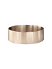 Champagne Stainless Steel round basin. Product Image.