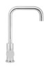 Round Kitchen Mixer with a pin handle in Chrome.