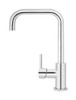 Round Kitchen Mixer with a pin handle in Chrome.