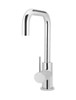 Round Kitchen Mixer with a pin handle in Chrome.