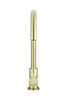 Round Gooseneck Kitchen Mixer with Pinless Handle in Tiger Bronze.