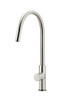 Product image Round Piccola Pull Out Kitchen Mixer with Pinless Handle in Brushed Nickel
