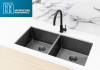 Lavello Kitchen Sink - Double Bowl 860 x 440 in gun metal.