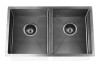 Lavello Kitchen Sink - Double Bowl 760 x 440 in gun metal. (product image)