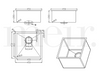 Specification Sheet for the Lavello Kitchen Sink - Single Bowl 450 x 450