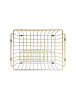 Product image of the Lavello Dish Rack in Brushed Bronze Gold.
