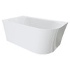 Chloe Right-Hand exposed Acrylic Corner Bath