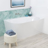 Chloe Left-Hand exposed Acrylic Corner Bath