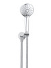 Round Hand Shower on Swivel Bracket Chrome