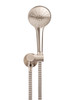 Round Hand Shower on Swivel Bracket Champagne