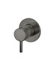 Round Wall Mixer short pin-lever in shadow, by Meir. Use in your bathroom for the shower, bath or basin.c