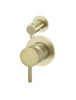 Round Diverter Mixer  in tiger bronze, by Meir.