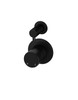 Round Pinless Diverter Mixer matte black, by Meir. Use in your bathroom for the shower and bath.