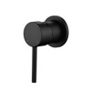 Matte Black Star Mini Shower Mixer 60mm Backing Plate