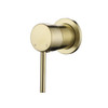 Brushed Bronze Star Mini Shower Mixer 60mm Backing Plate
