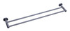 Gun metal Mirage Double Towel Rail