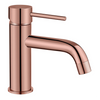 Ideal Basin Mixer Curved in rose gold