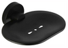 Ideal Soap Dish in matte black.
