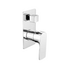 Sleek Wall Mixer With Diverter Chrome