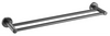 Ideal Double Towel Rail 750mm in brushed gun metal.