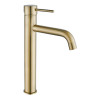 Product image of the Ideal tower mixer in brushed gold.
