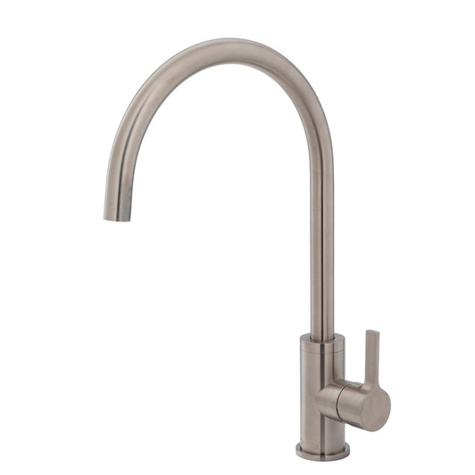 Brushed nickel round sink mixer Brushed nickel round sink mixer
